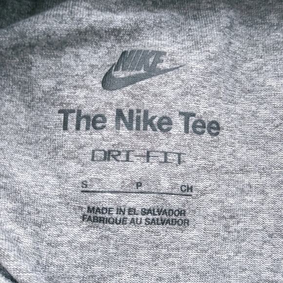Nike Legend Long Sleeve Poly Top Gray Class 101 Print Size S - Picture 5 of 6